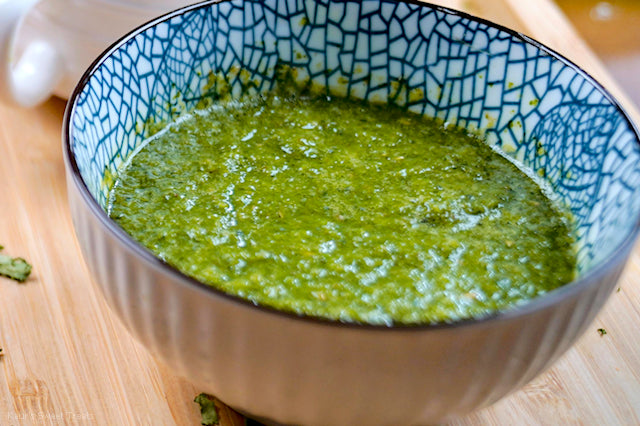 Cilantro Tomato Chutney